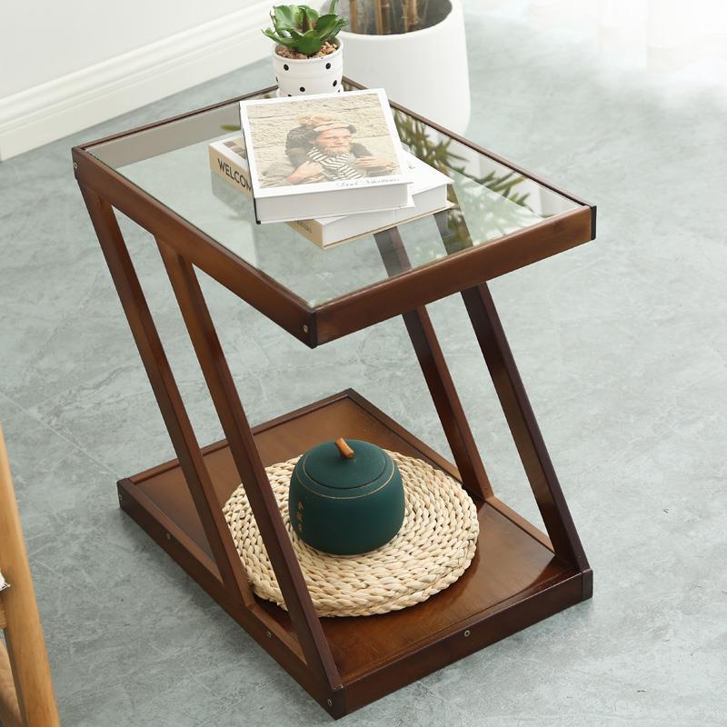 Minimalist Bamboo 2-Tier Shelf