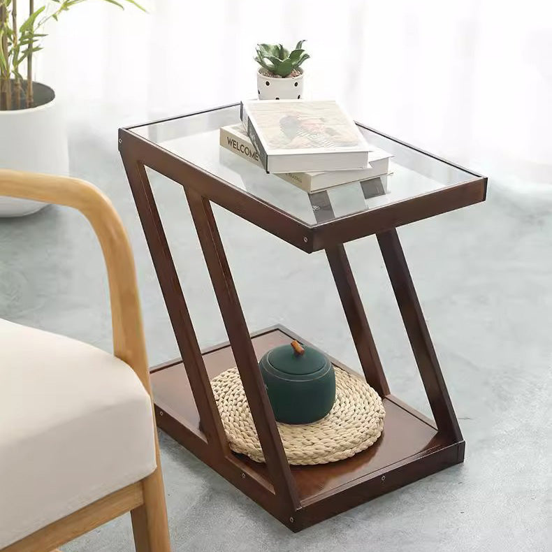 Minimalist Bamboo 2-Tier Shelf
