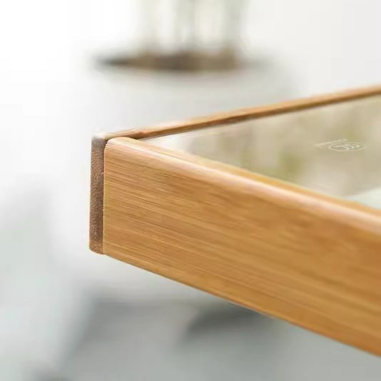 Minimalist Bamboo 2-Tier Shelf