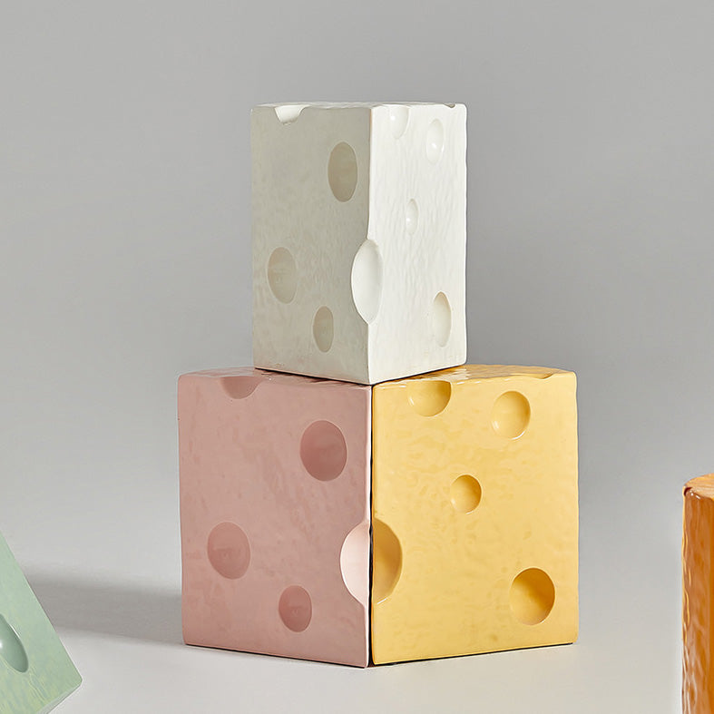 Contemporary Acrylic Plastic Cheese End Table