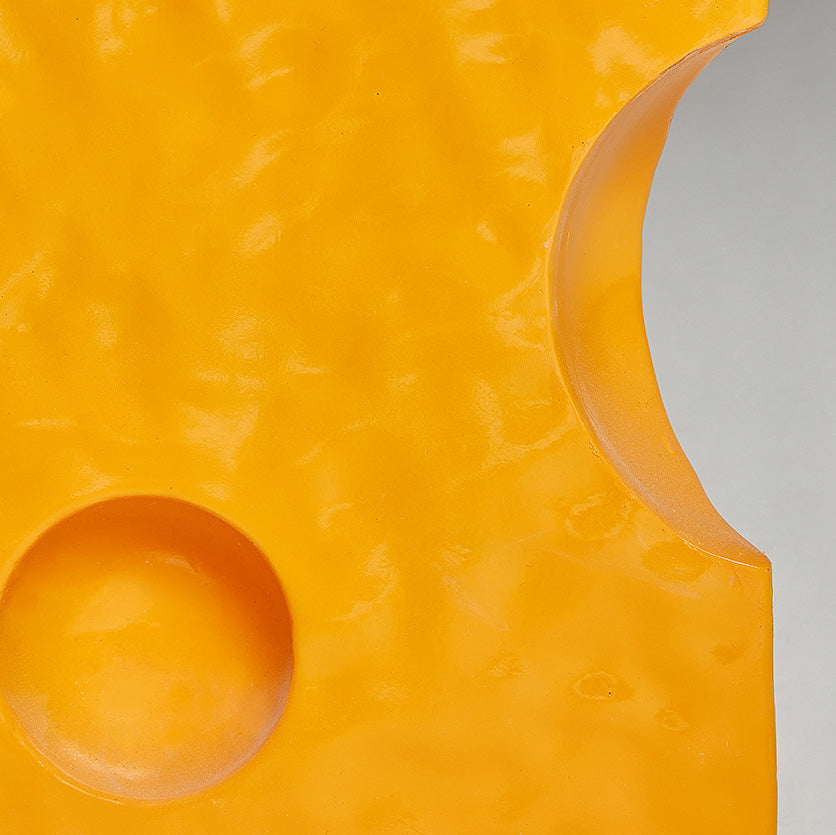Contemporary Acrylic Plastic Cheese End Table