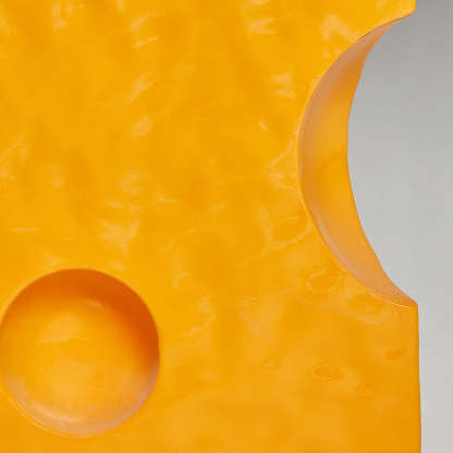 Contemporary Acrylic Plastic Cheese End Table