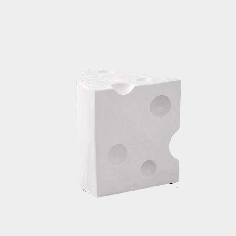 Contemporary Acrylic Plastic Cheese End Table