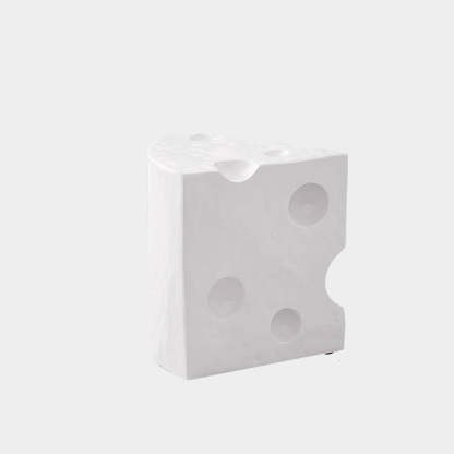 Contemporary Acrylic Plastic Cheese End Table