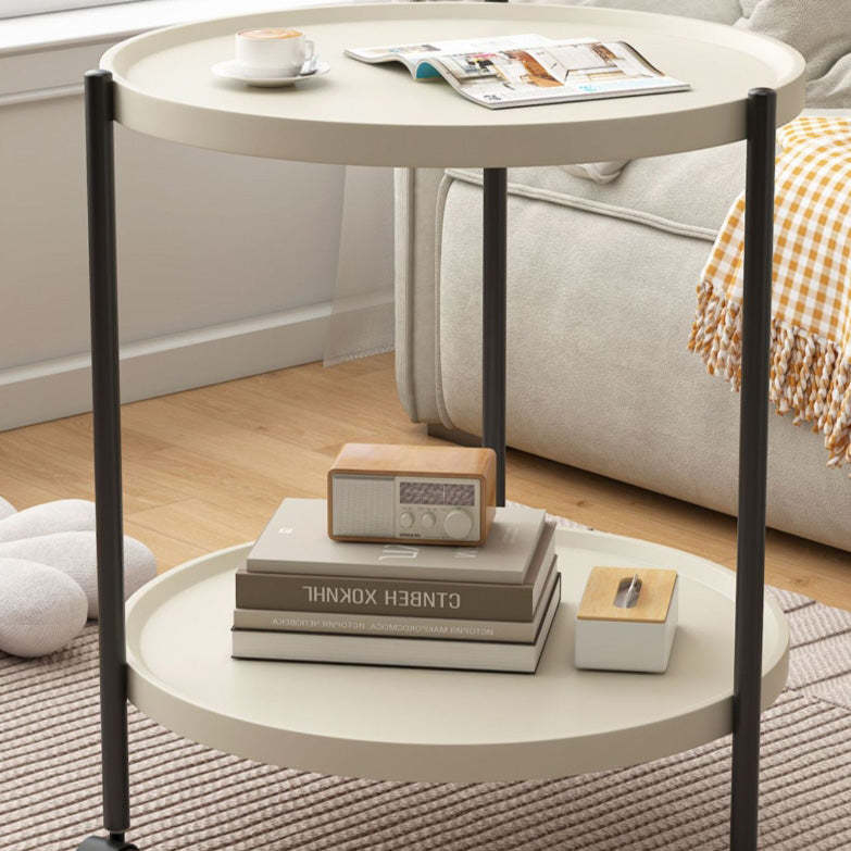 Minimalist Plastic 2-Tier Cart