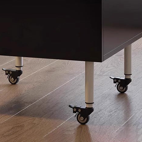 Minimalist Solid Wood Sintered Stone Lift-Top Coffee Table