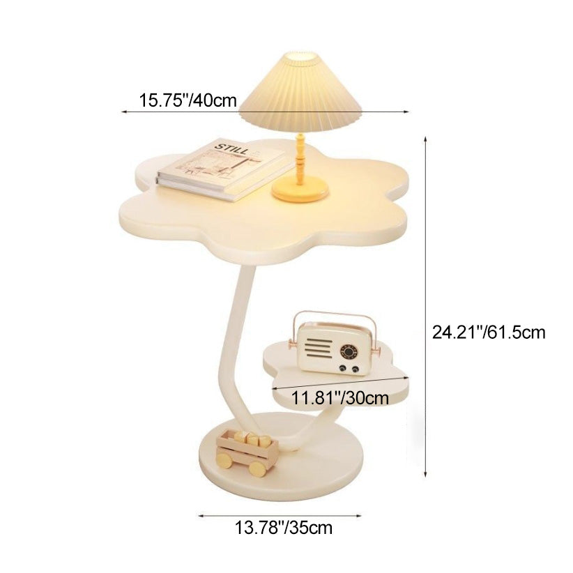 Art Deco Iron 2-Tier Table