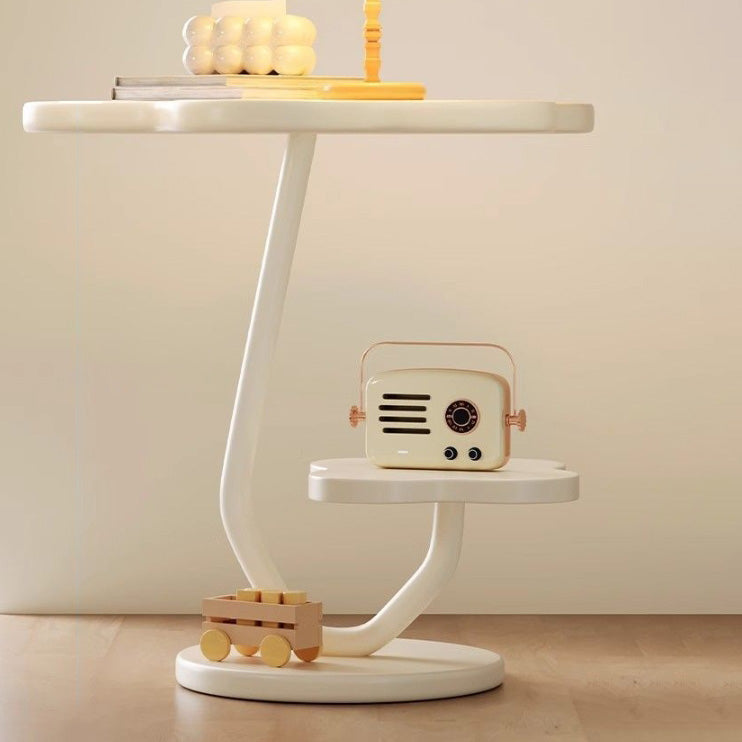 Art Deco Iron 2-Tier Table