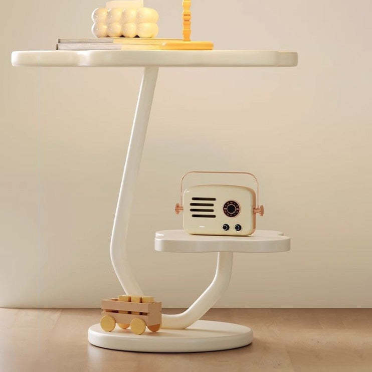 Art Deco Iron 2-Tier Table