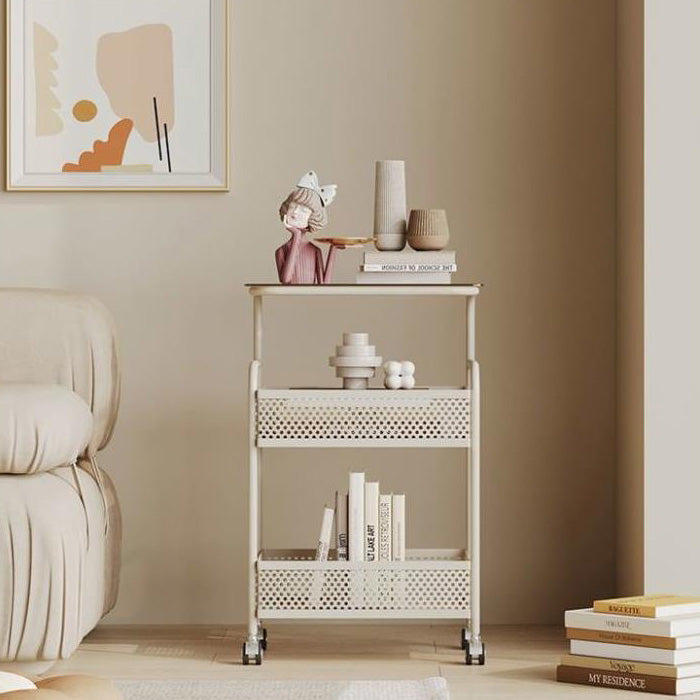 Minimalist Glass 3-Tier 2-Storage