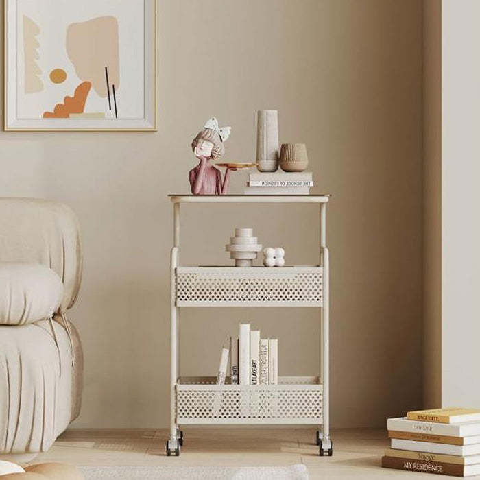 Minimalist Glass 3-Tier 2-Storage