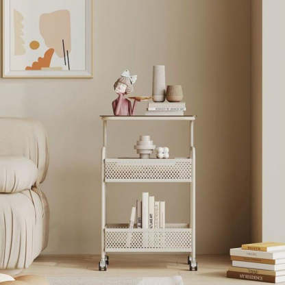 Minimalist Glass 3-Tier 2-Storage