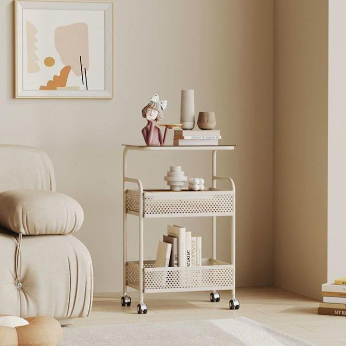Minimalist Glass 3-Tier 2-Storage