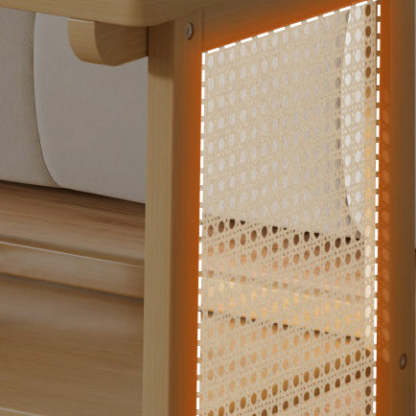 Japanese Bamboo 3-Tier Cart