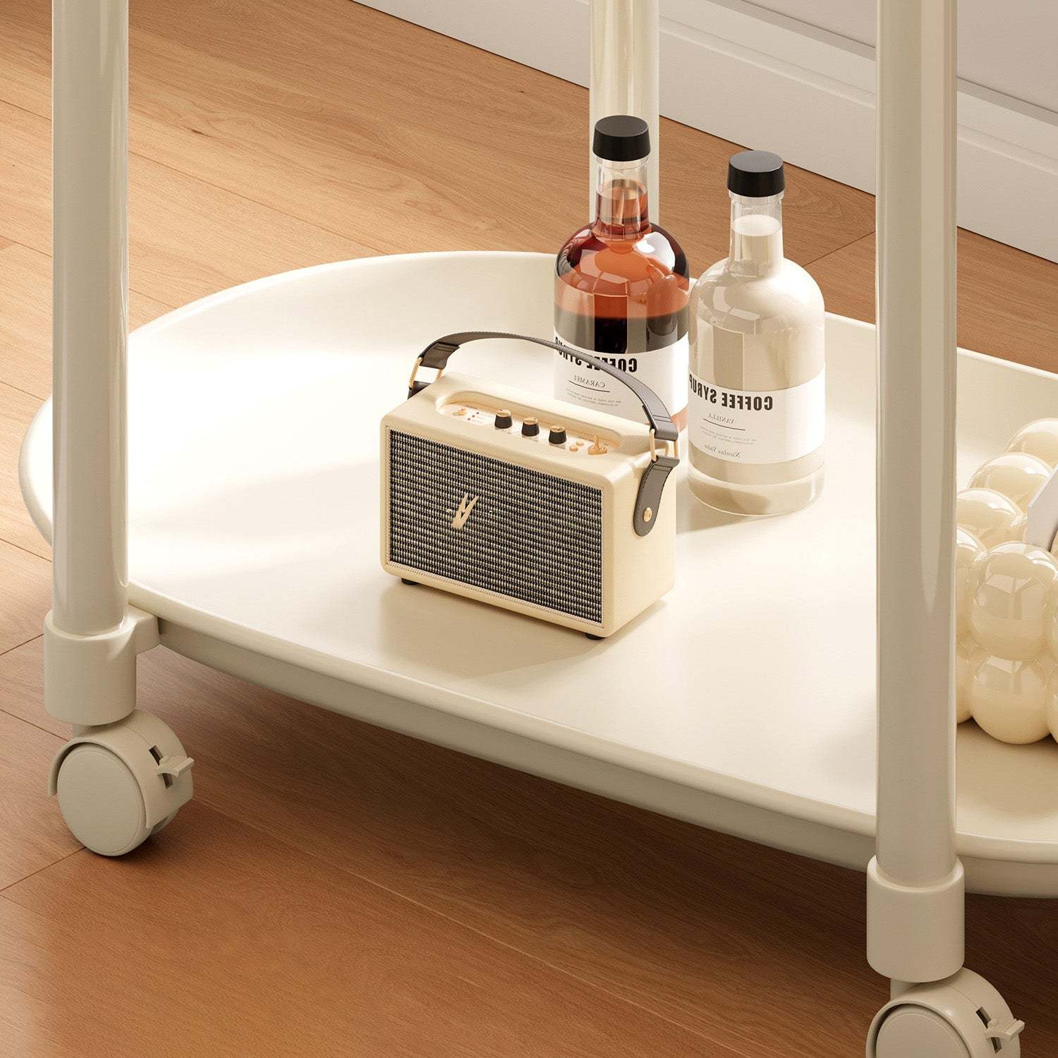 Plastic 2-Tier Cart