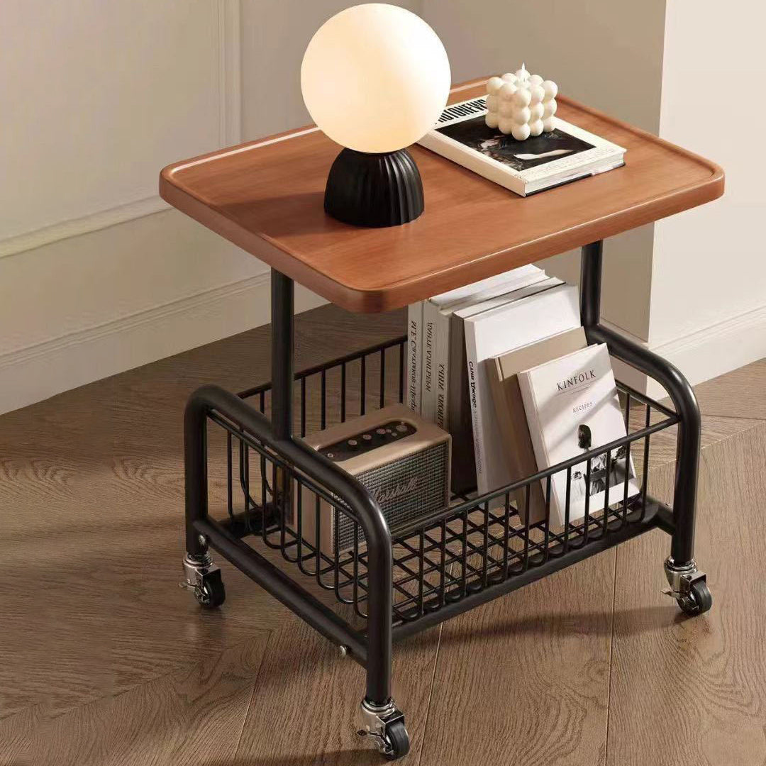 Minimalist Metal Rectangular End Table