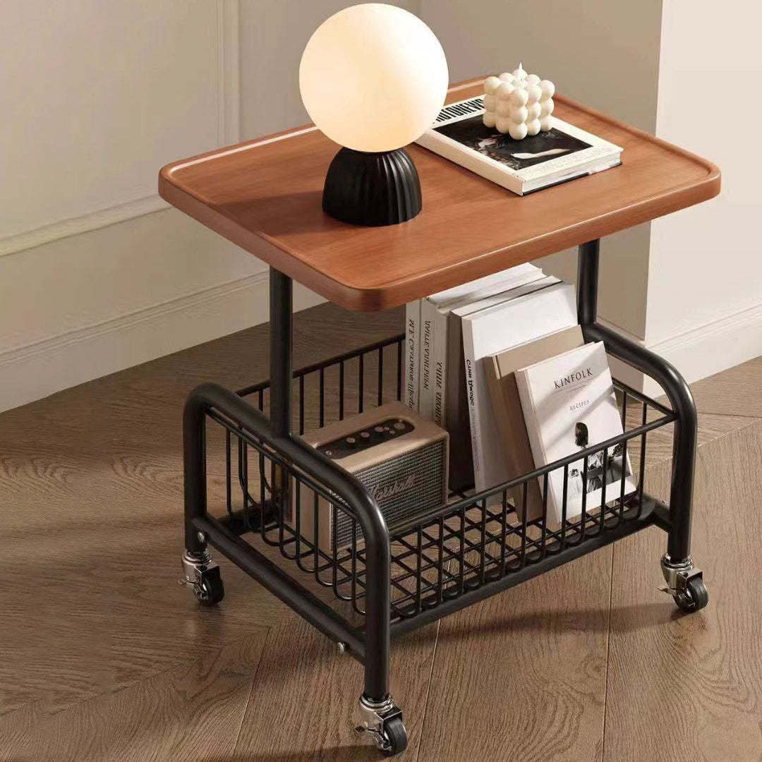 Minimalist Metal Rectangular End Table