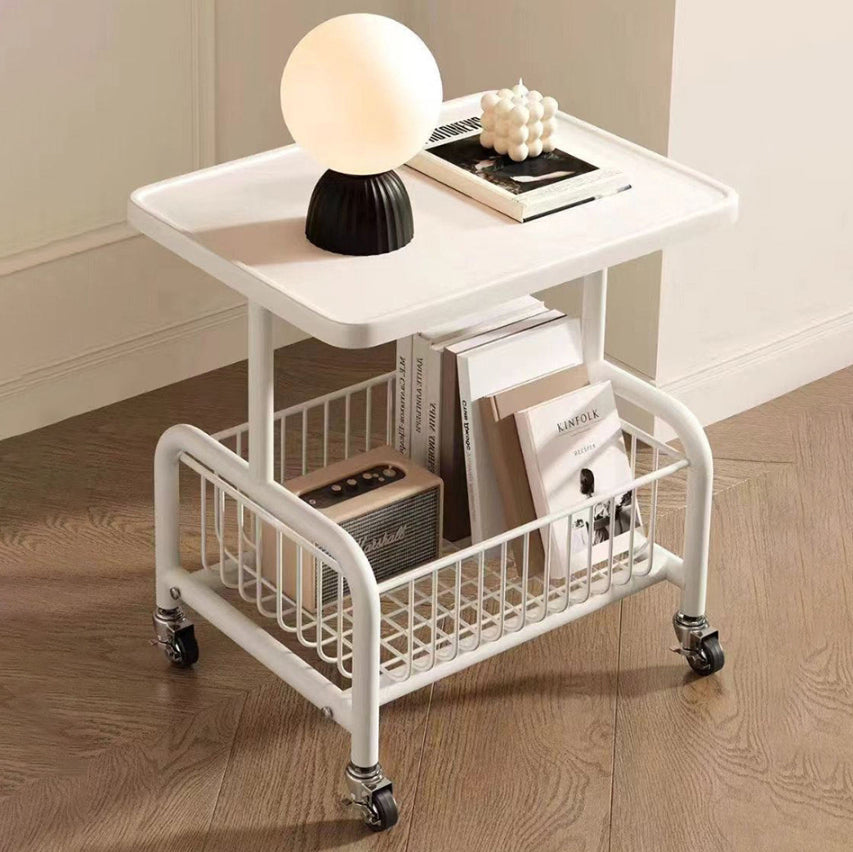 Minimalist Metal Rectangular End Table