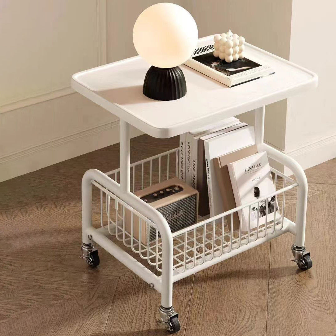 Minimalist Metal Rectangular End Table