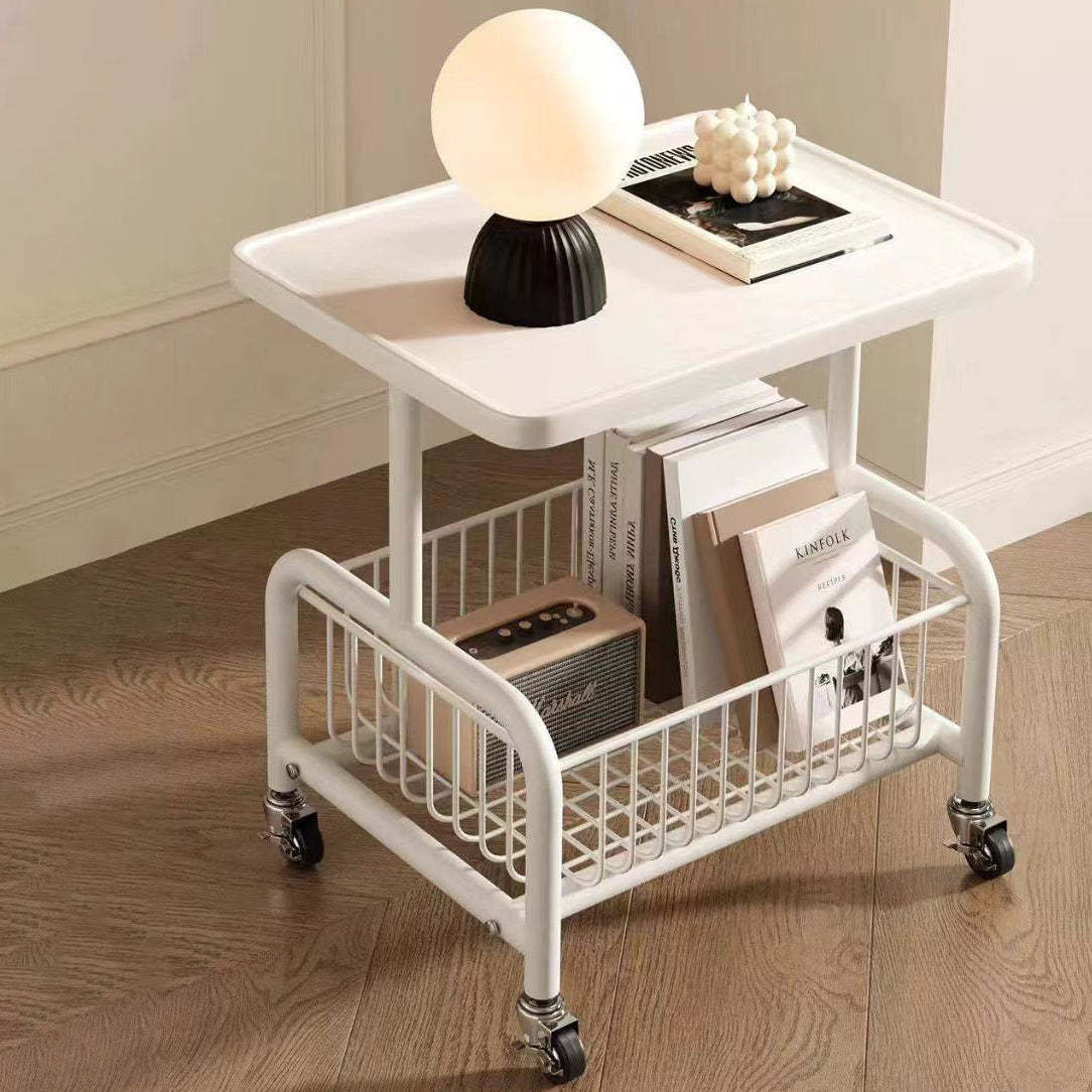 Minimalist Metal Rectangular End Table