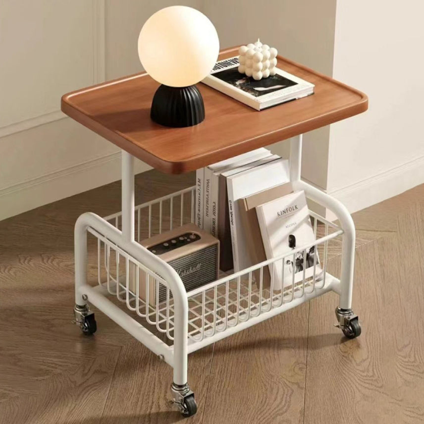 Minimalist Metal Rectangular End Table