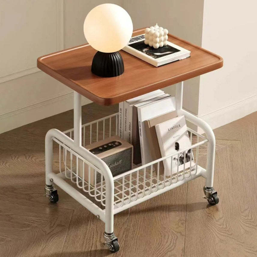 Minimalist Metal Rectangular End Table