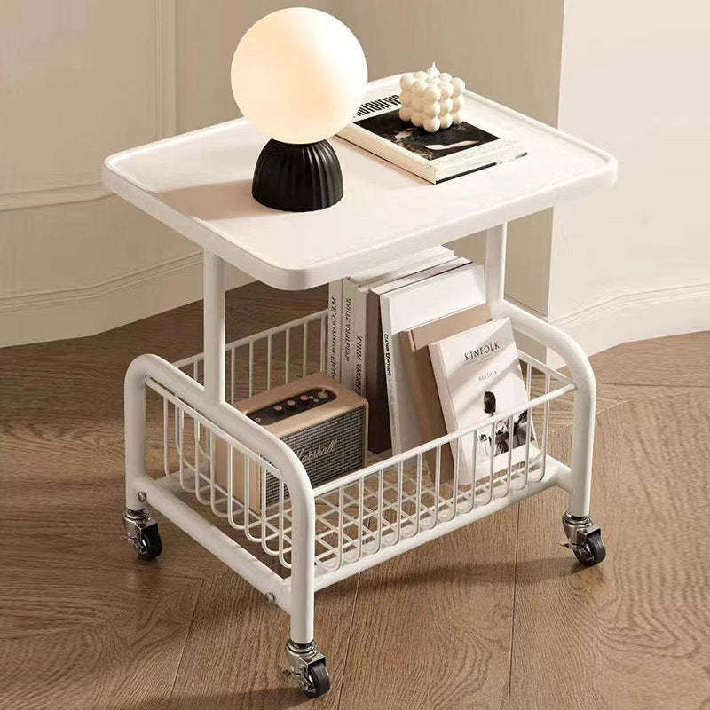 Minimalist Metal Rectangular End Table