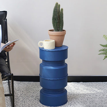 Nordic Metal Cylindrical Side Table