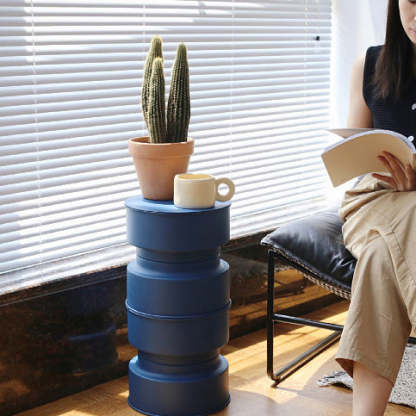 Nordic Metal Cylindrical Side Table