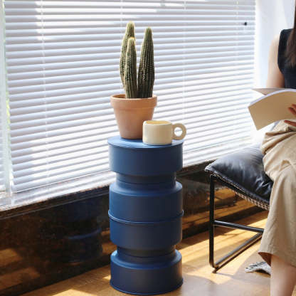 Nordic Metal Cylindrical Side Table