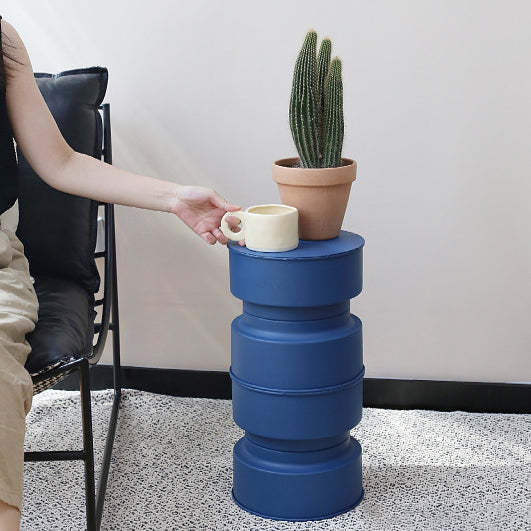 Nordic Metal Cylindrical Side Table