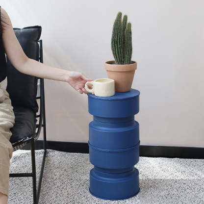 Nordic Metal Cylindrical Side Table