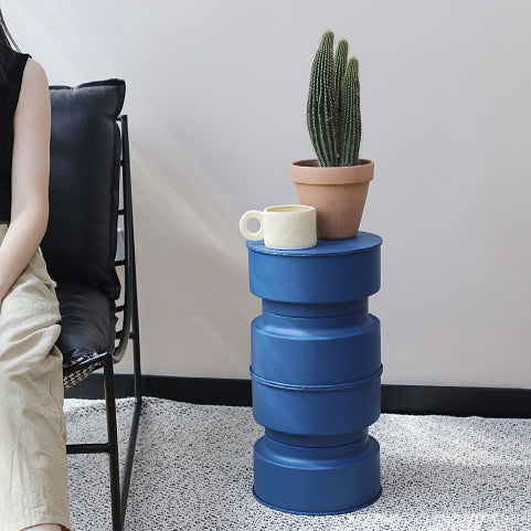 Nordic Metal Cylindrical Side Table