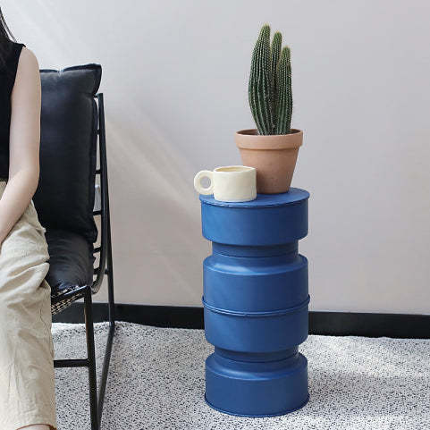 Nordic Metal Cylindrical Side Table