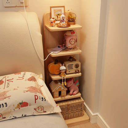 Minimalist Wood Rectangular 5/9-Tier Bookshelf — 9