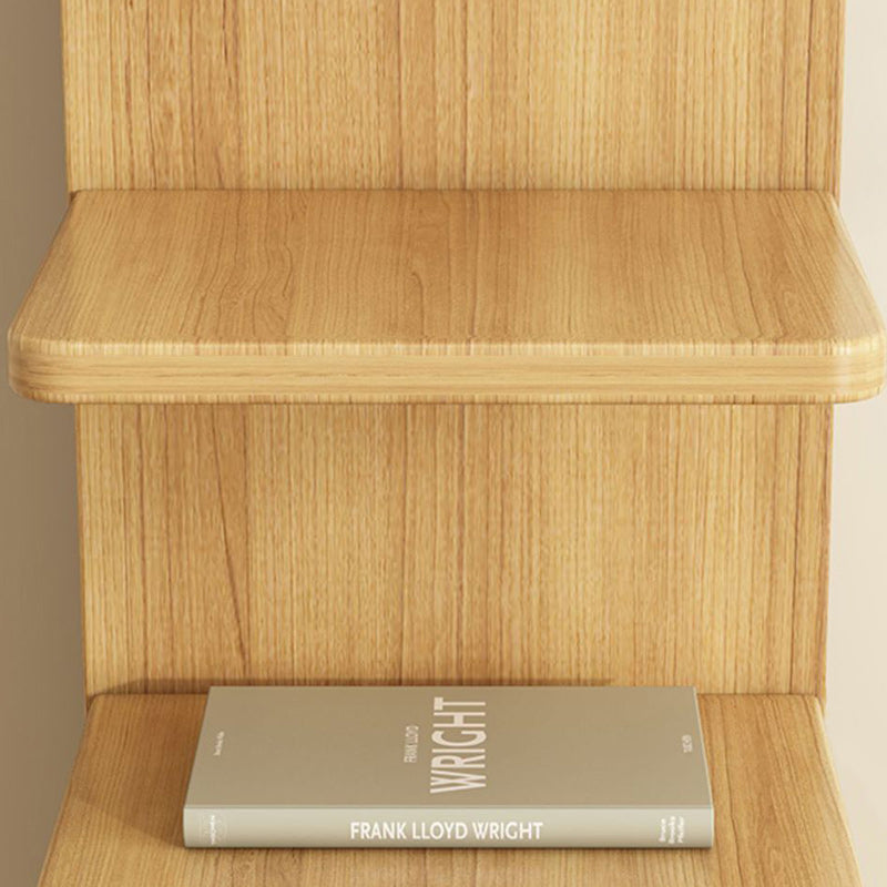 Minimalist Wood Rectangular 5/9-Tier Bookshelf