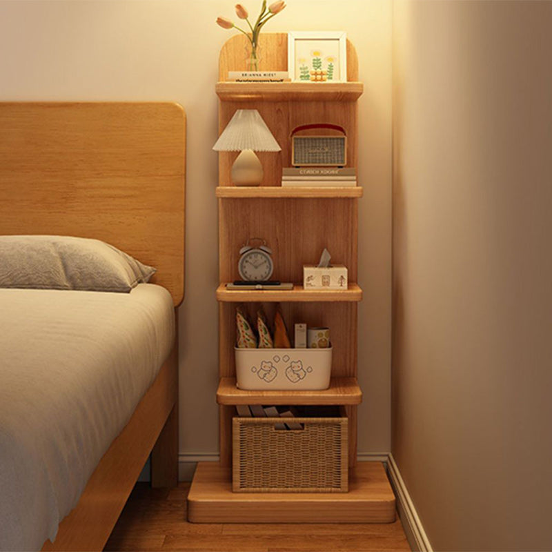 Minimalist Wood Rectangular 5/9-Tier Bookshelf — 5