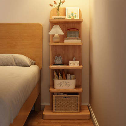 Minimalist Wood Rectangular 5/9-Tier Bookshelf — 5