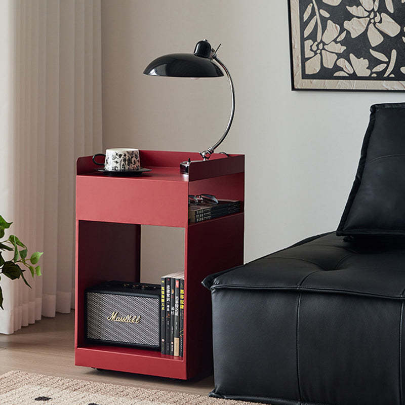 Retro Steel Movable End Table 3-Tier
