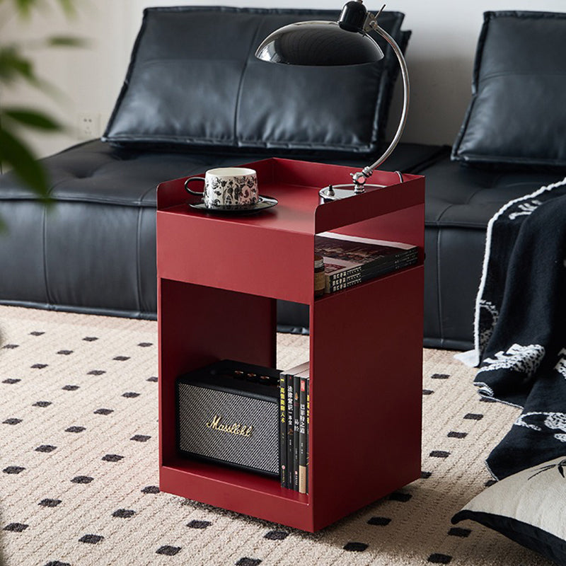 Retro Steel Movable End Table 3-Tier