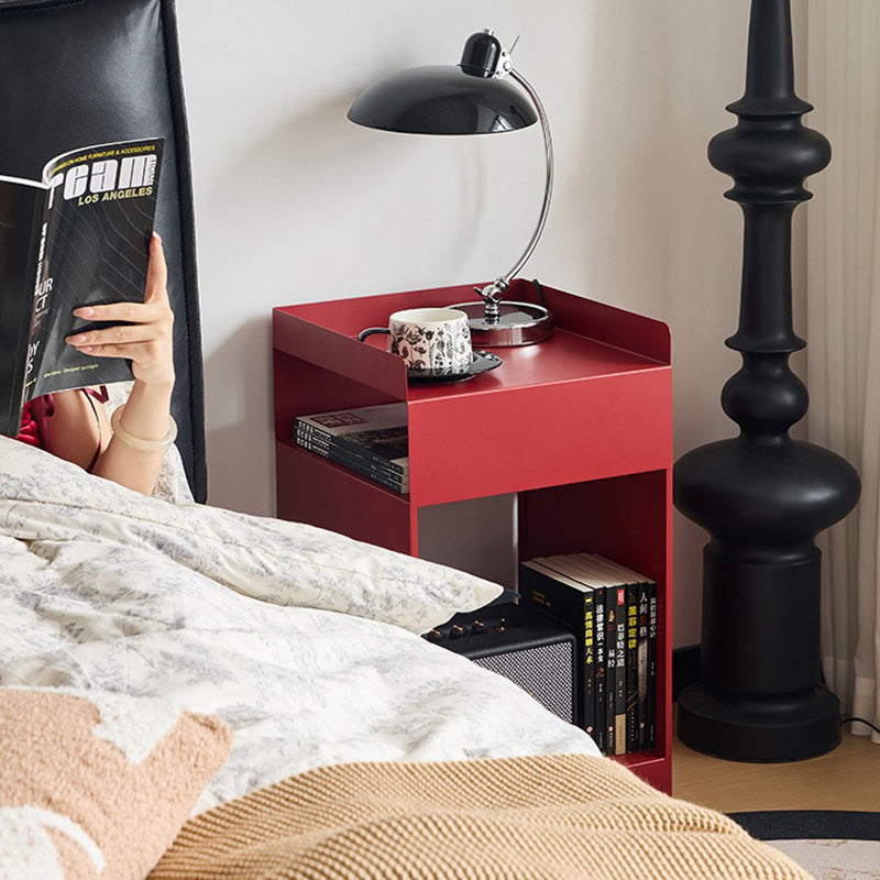 Retro Steel Movable End Table 3-Tier