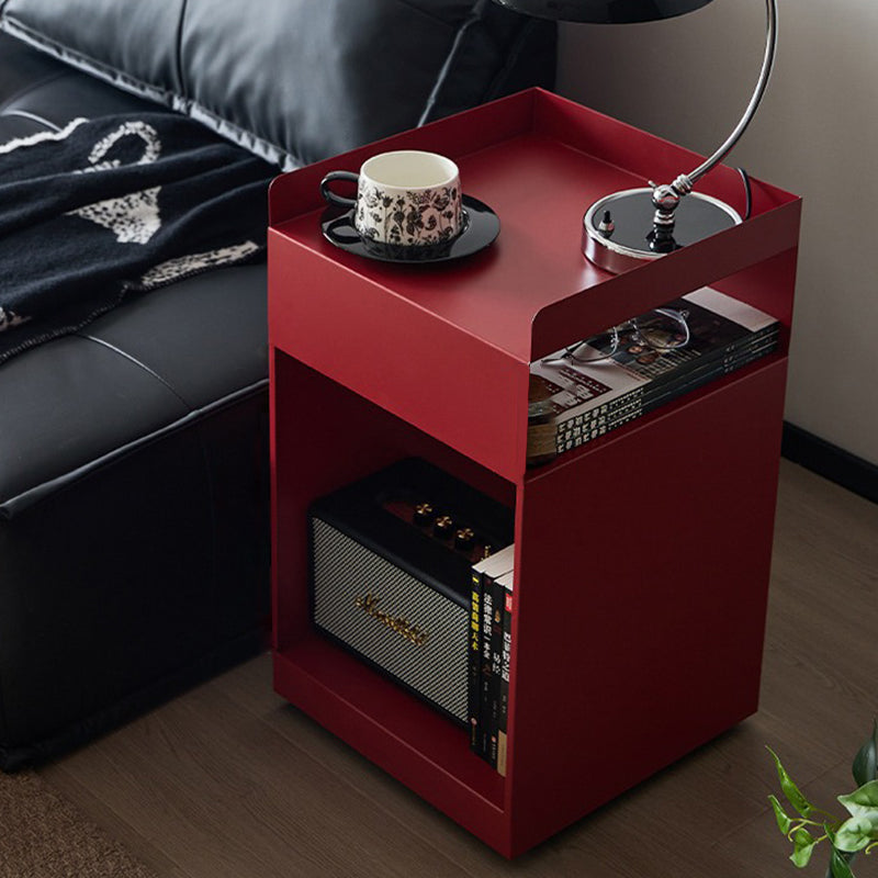 Retro Steel Movable End Table 3-Tier
