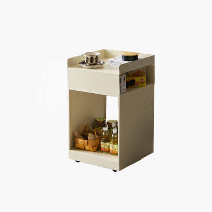 Retro Steel Movable End Table 3-Tier