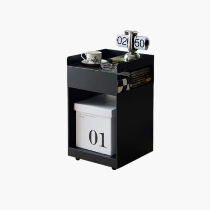 Retro Steel Movable End Table 3-Tier