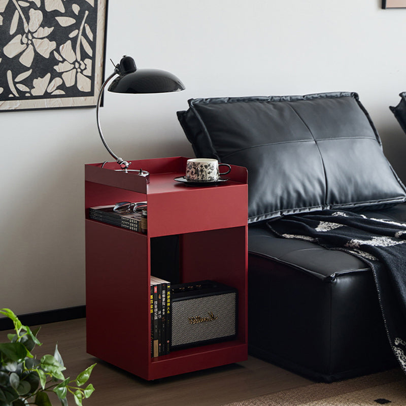 Retro Steel Movable End Table 3-Tier