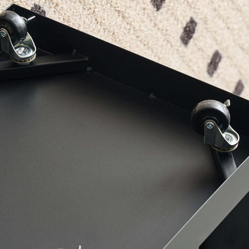 Retro Steel Movable End Table 3-Tier