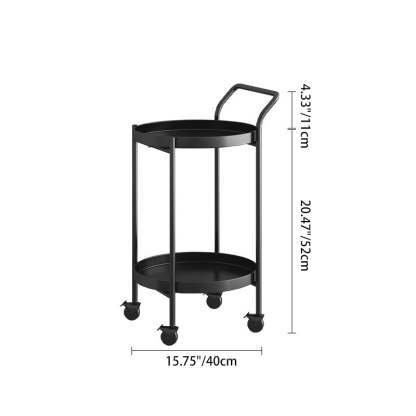 Nordic Iron Movable Side Table 2/3-Tier