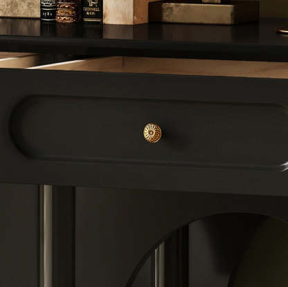 French Wood 3-Drawer 2-Tier Storage