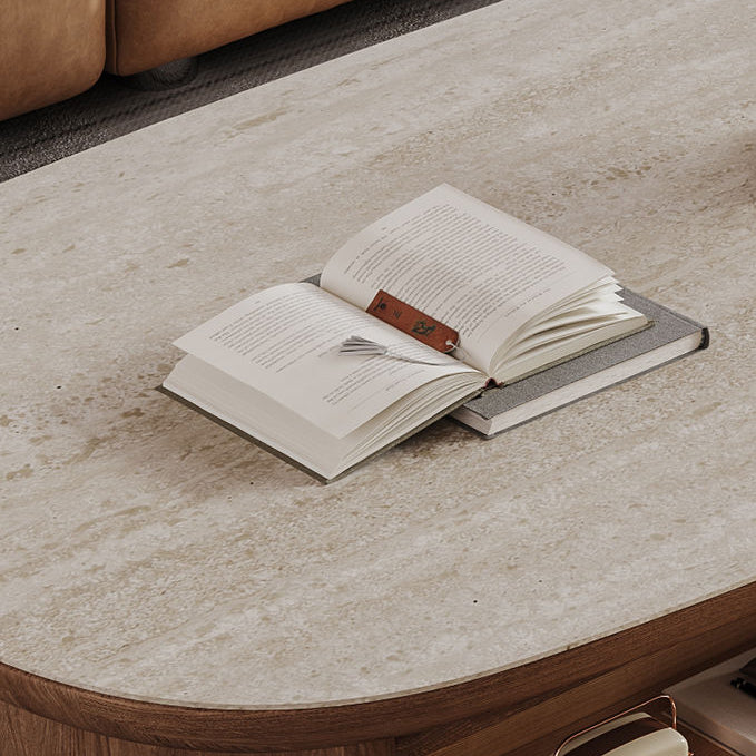 Retro Wood 2-Drawer Pull-Out Shelf