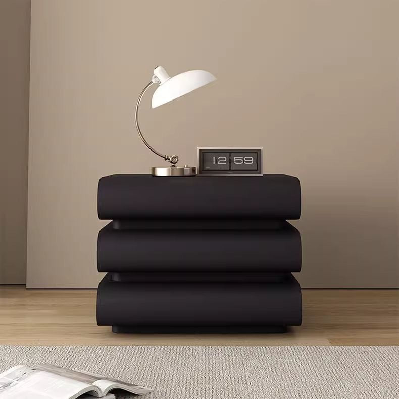 Minimalist Microfiber Leather 2/3-Drawer Nightstand